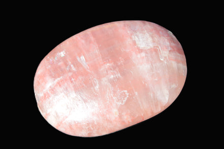 Pink Sorbet Calcite palm stone 57-61mm 71-117g Rocks and Things