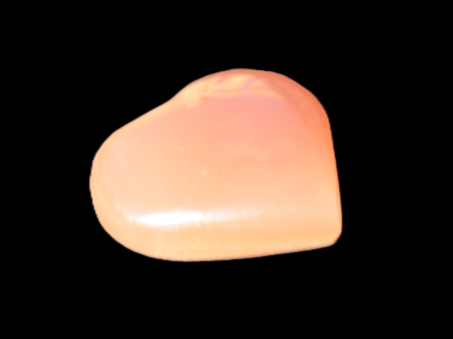 Honey Calcite heart 30-32g Rocks and Things