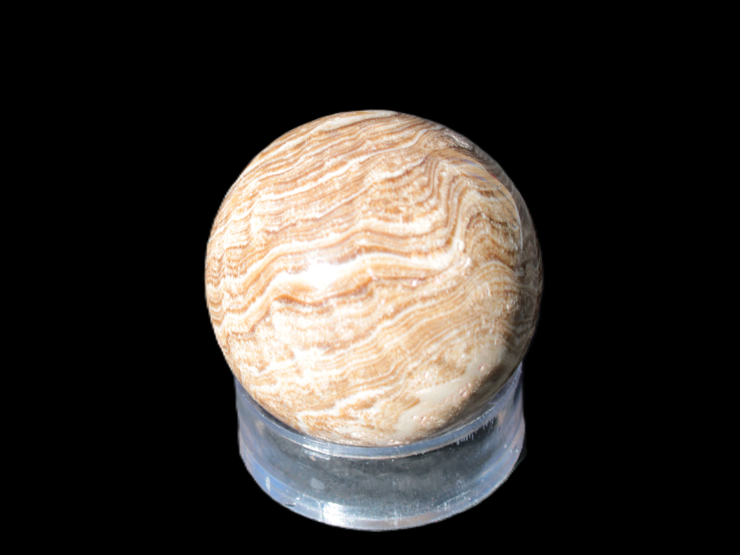 Chocolate Calcite sphere 48mm 159/162g Rocks and Things