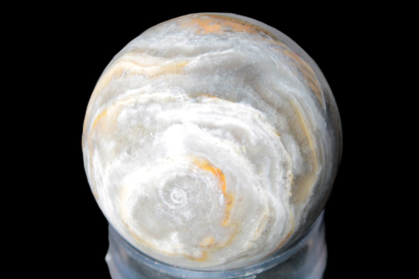 BumbleBee Calcite sphere 51mm 191g Rocks and Things
