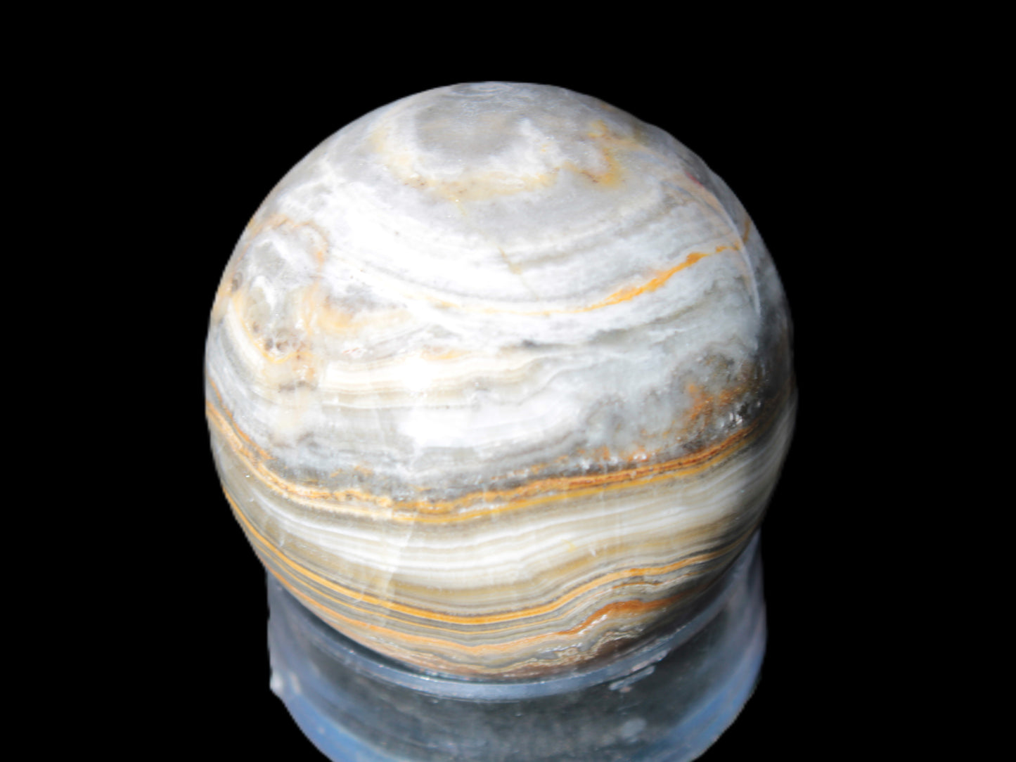 BumbleBee Calcite sphere 51mm 191g Rocks and Things