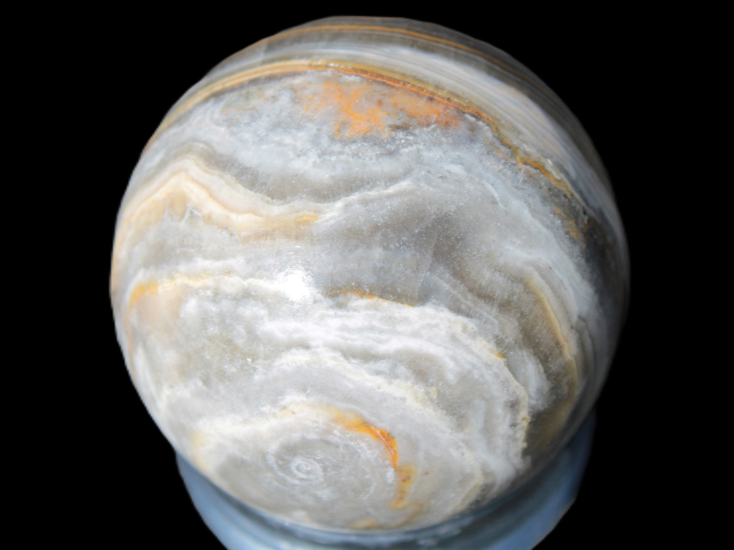 BumbleBee Calcite sphere 51mm 191g Rocks and Things