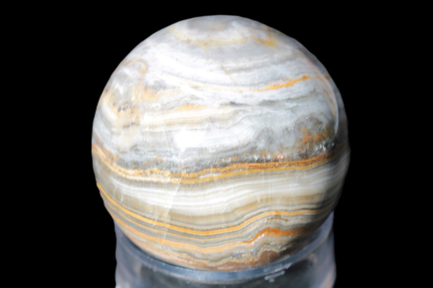 BumbleBee Calcite sphere 51mm 191g Rocks and Things