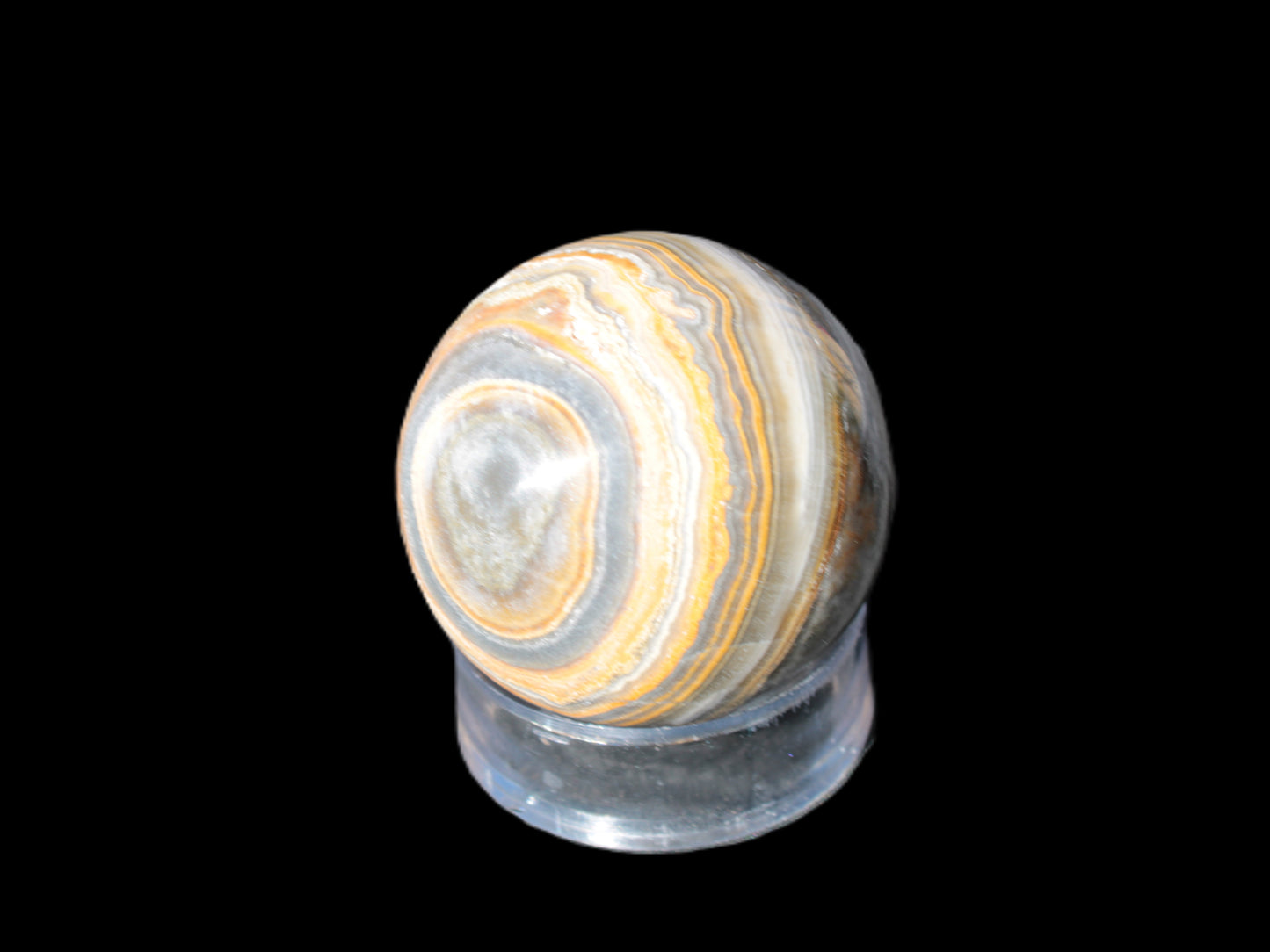 BumbleBee Calcite sphere 51mm 191g Rocks and Things