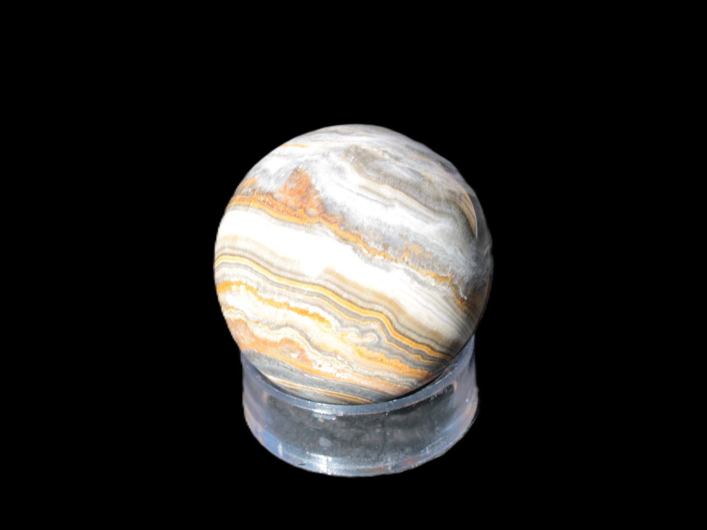 BumbleBee Calcite sphere 51mm 191g Rocks and Things
