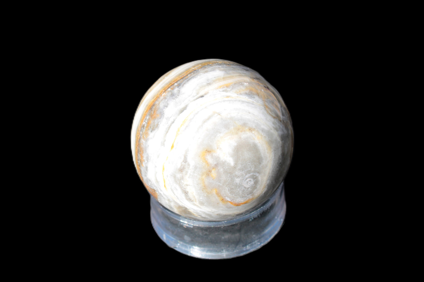 BumbleBee Calcite sphere 51mm 191g Rocks and Things