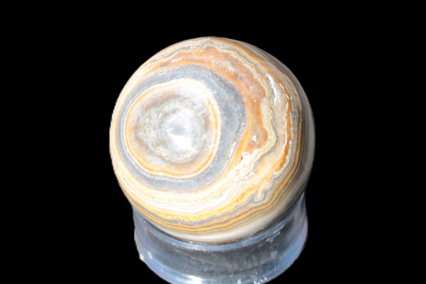 BumbleBee Calcite sphere 51mm 191g Rocks and Things