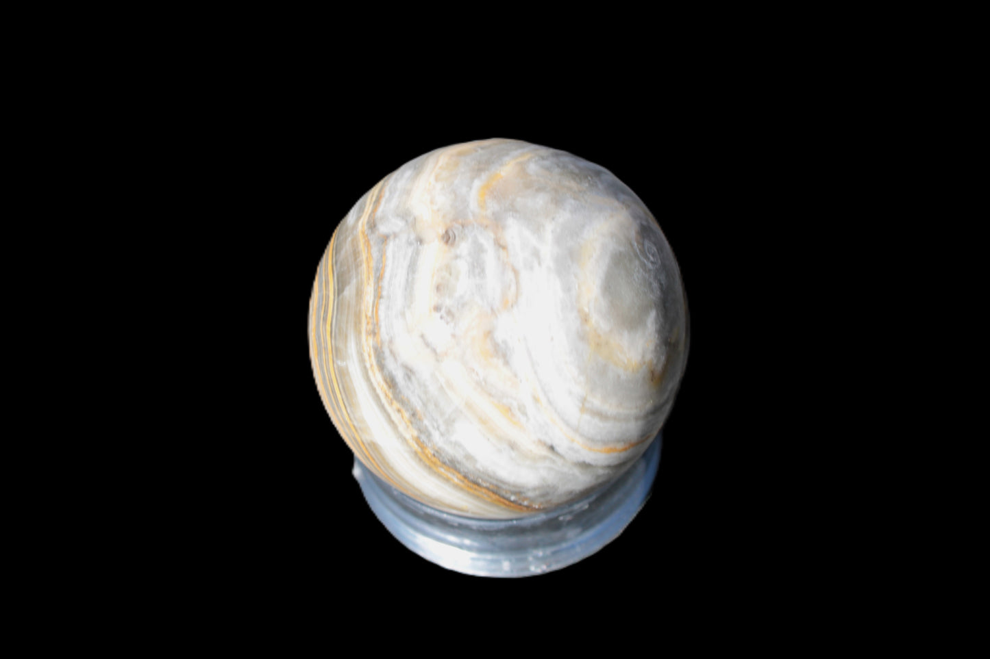 BumbleBee Calcite sphere 51mm 191g Rocks and Things