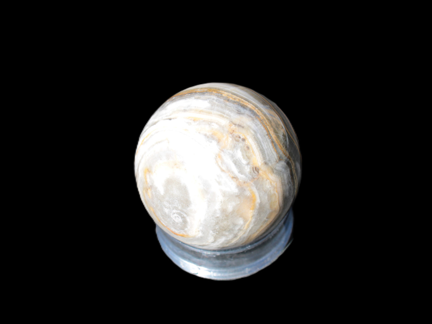 BumbleBee Calcite sphere 51mm 191g Rocks and Things
