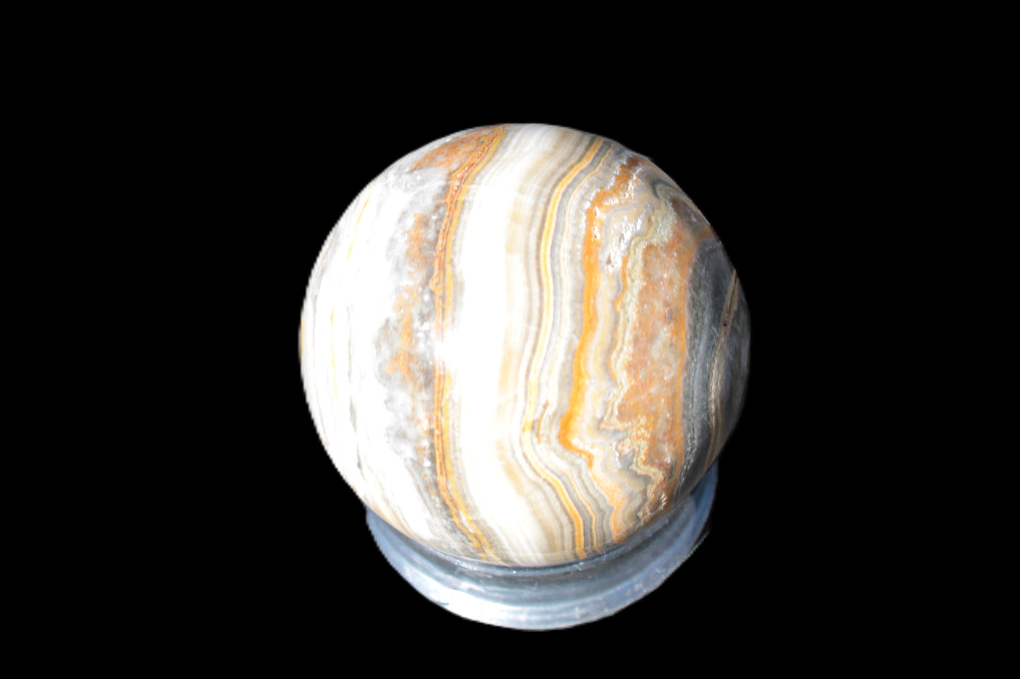 BumbleBee Calcite sphere 51mm 191g Rocks and Things
