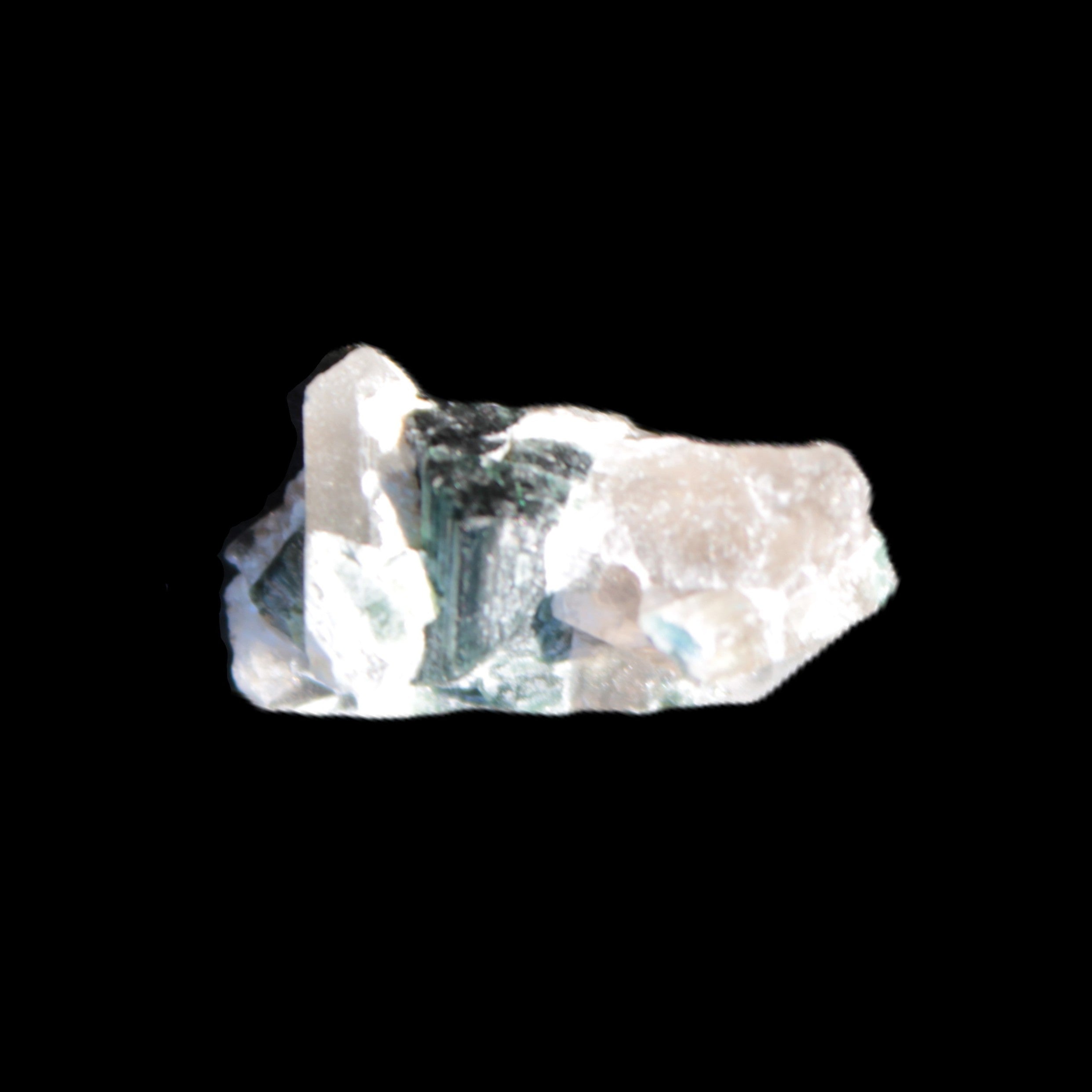 Smoky Quartz cluster with Green Tourmaline from Skardu, Pakistan 13.9ct 2.8g Rocks and Things