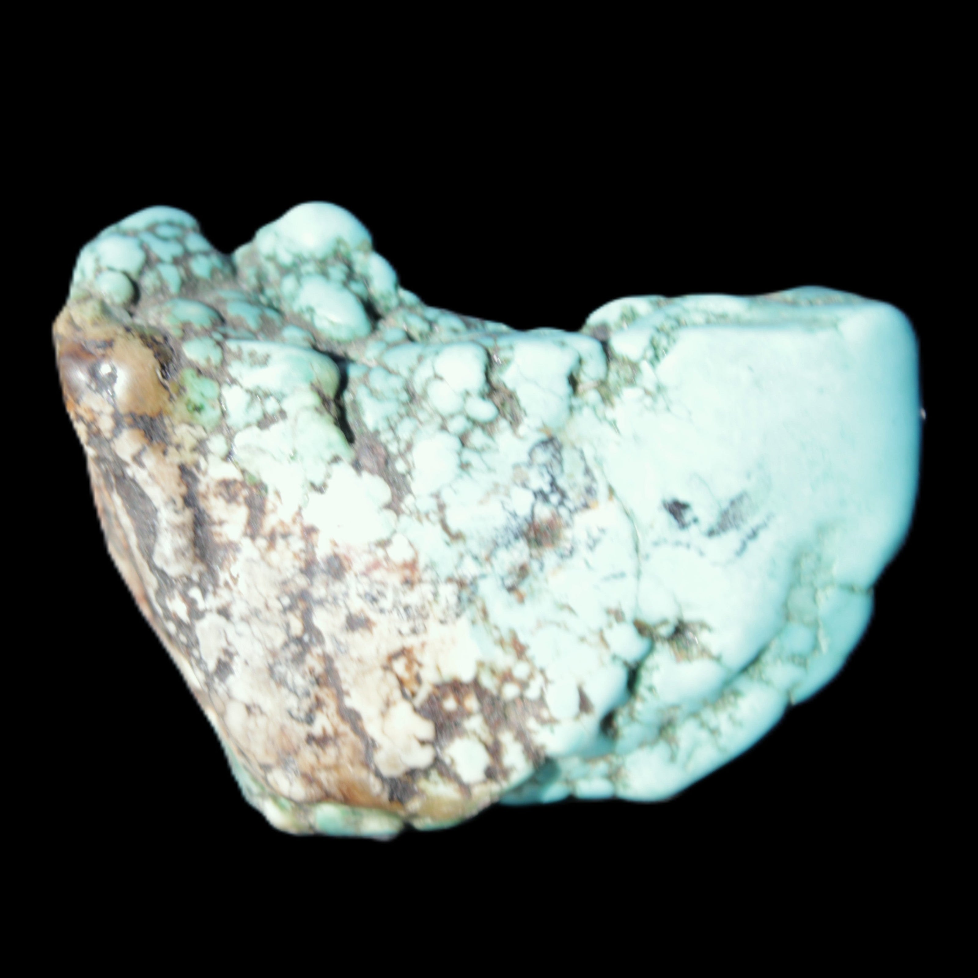 Persian Turquoise 32*42mm 52.3g in sunlight - Rocks and Things Store