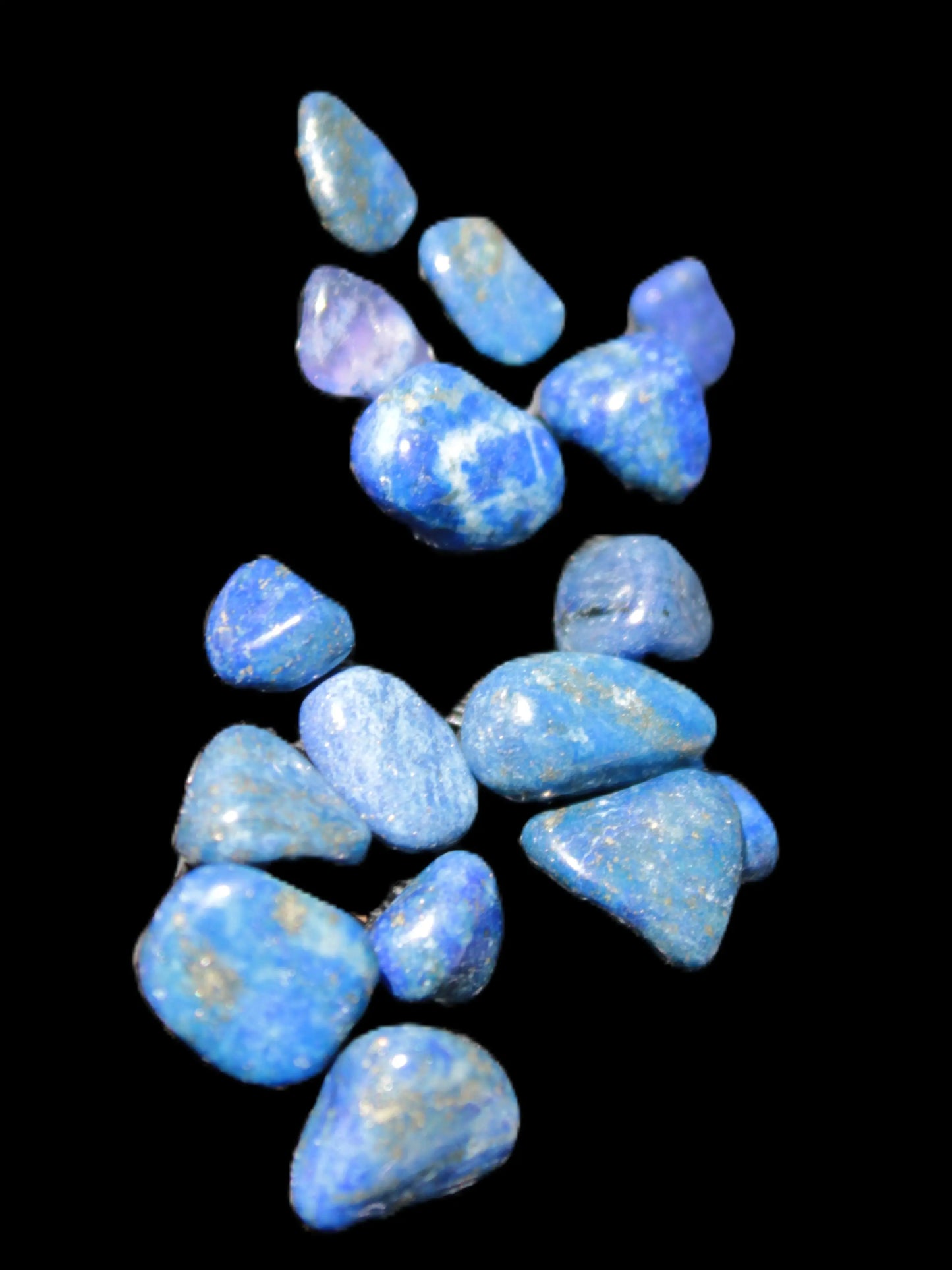 Lapis Lazuli 15 tiny polished stones 8-10g Rocks and Things