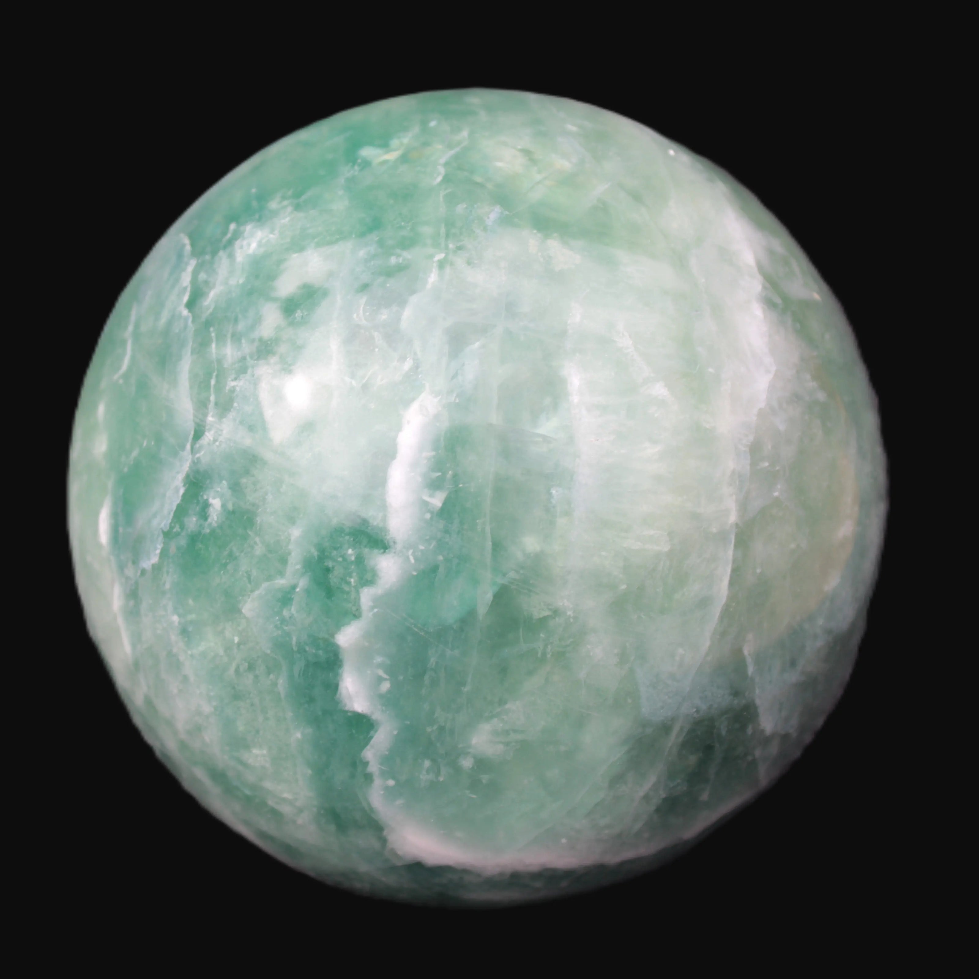 Large Green Fluorite sphere 2563g -Rocks and Things Store