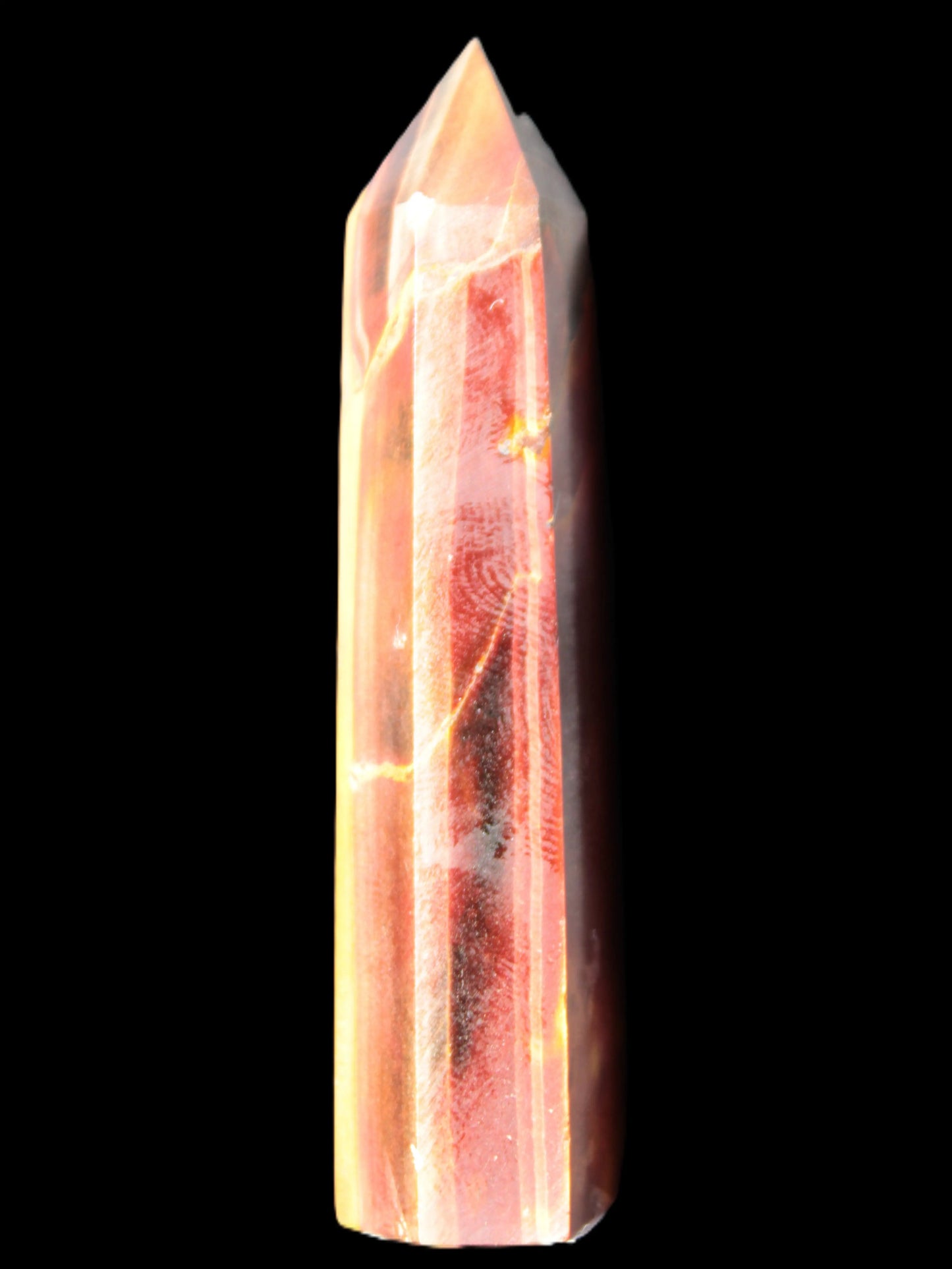 Red Tigers Eye wand 80mm 51.7g Rocks and Things Store