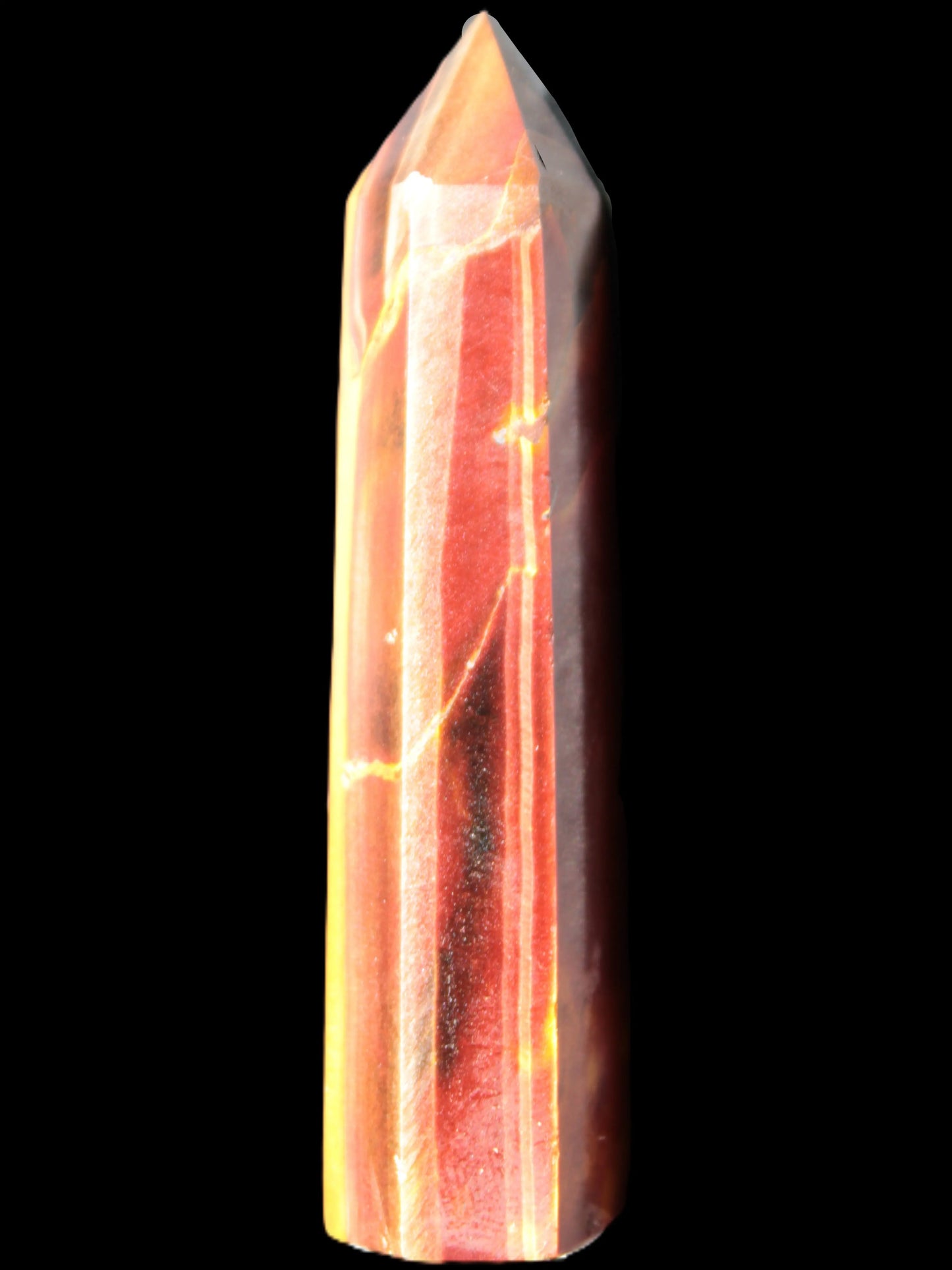 Red Tigers Eye wand 80mm 51.7g Rocks and Things Store