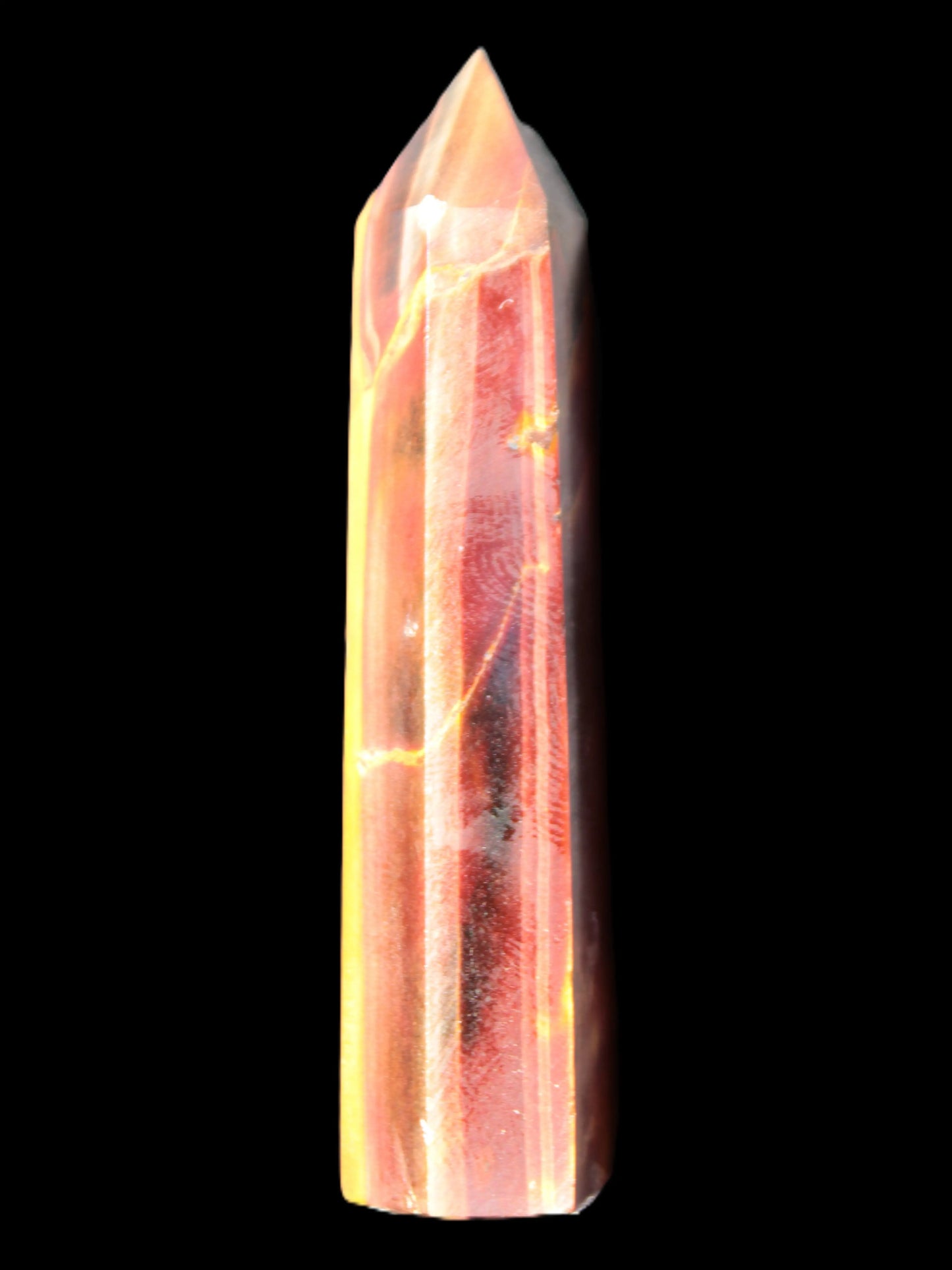 Red Tigers Eye wand 80mm 51.7g Rocks and Things Store