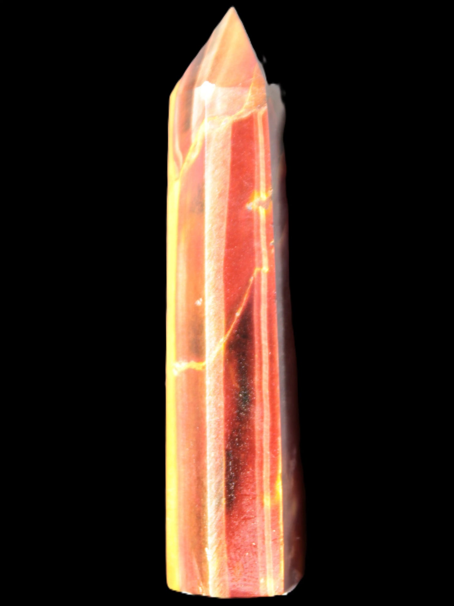 Red Tigers Eye wand 80mm 51.7g Rocks and Things Store