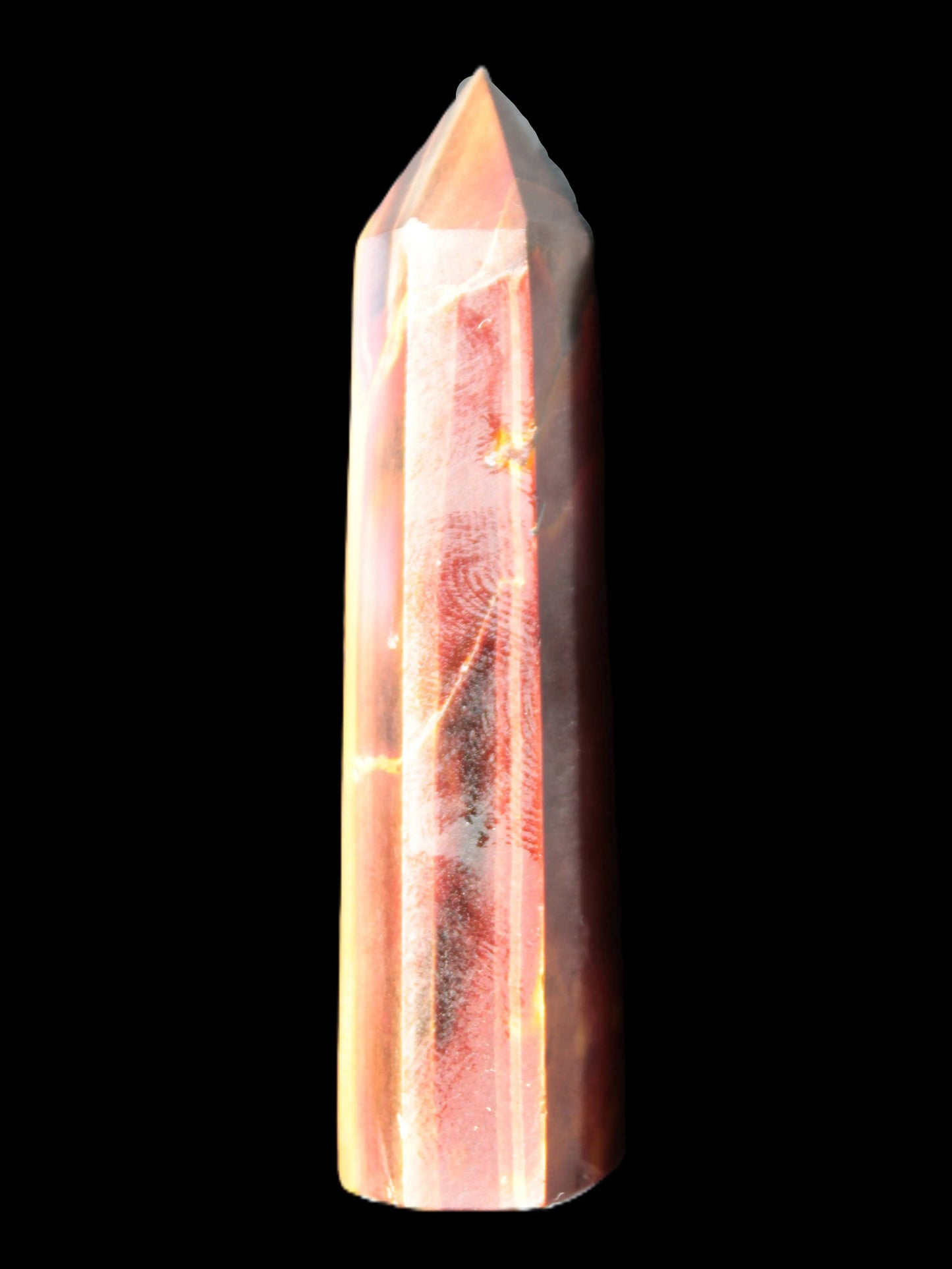 Red Tigers Eye wand 80mm 51.7g Rocks and Things Store