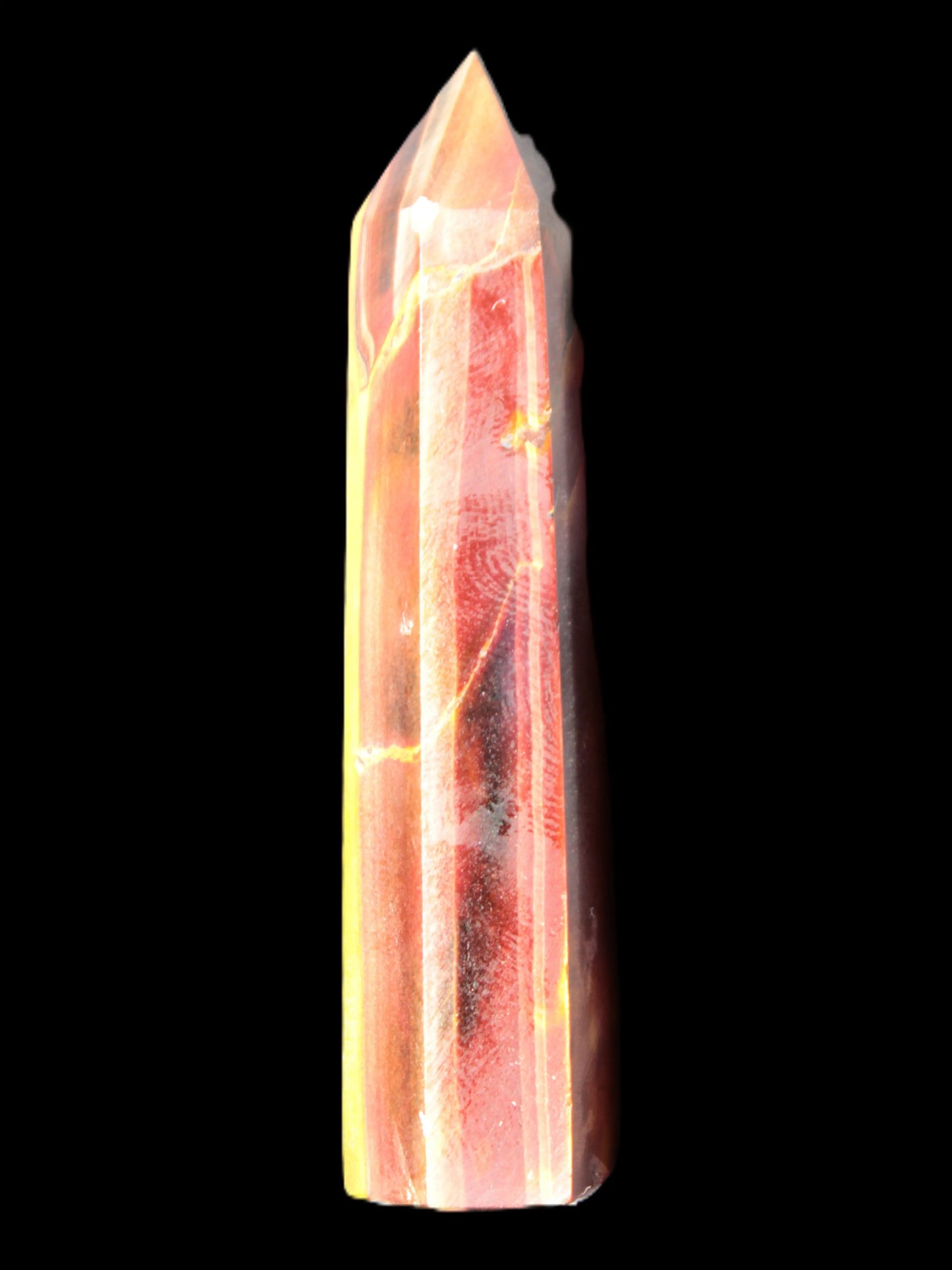 Red Tigers Eye wand 80mm 51.7g Rocks and Things Store