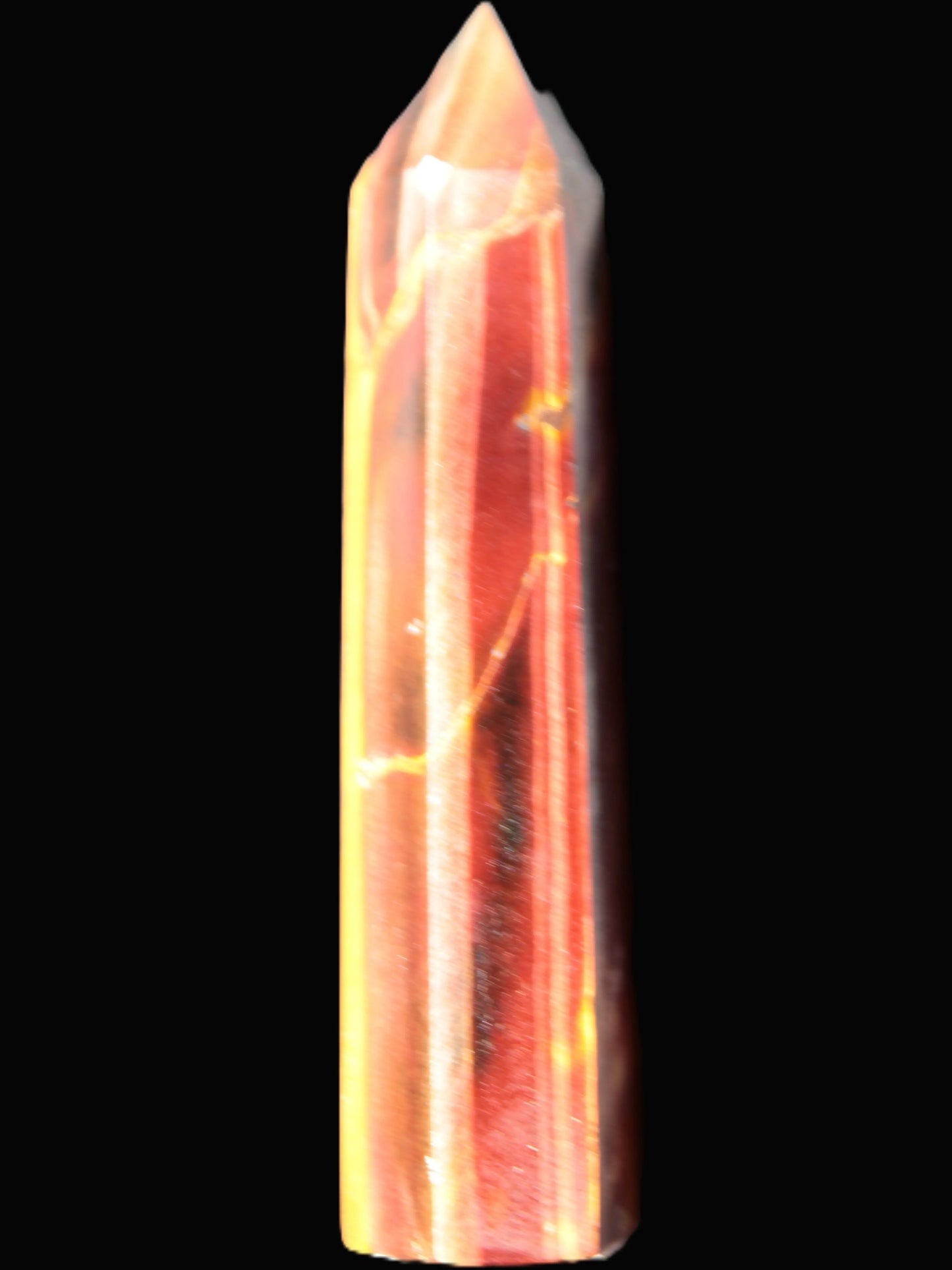Red Tigers Eye wand 80mm 51.7g Rocks and Things Store