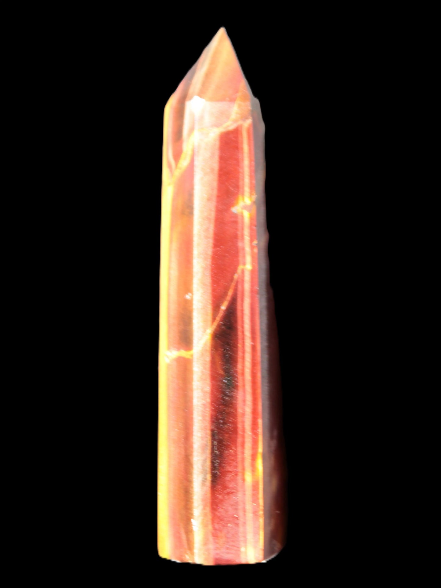Red Tigers Eye wand 80mm 51.7g Rocks and Things Store