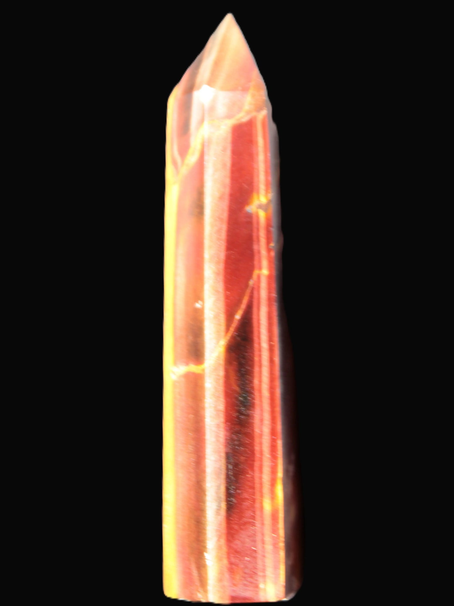 Red Tigers Eye wand 80mm 51.7g Rocks and Things Store