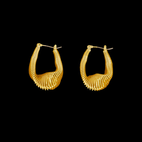 Spiral Hoops • Gold