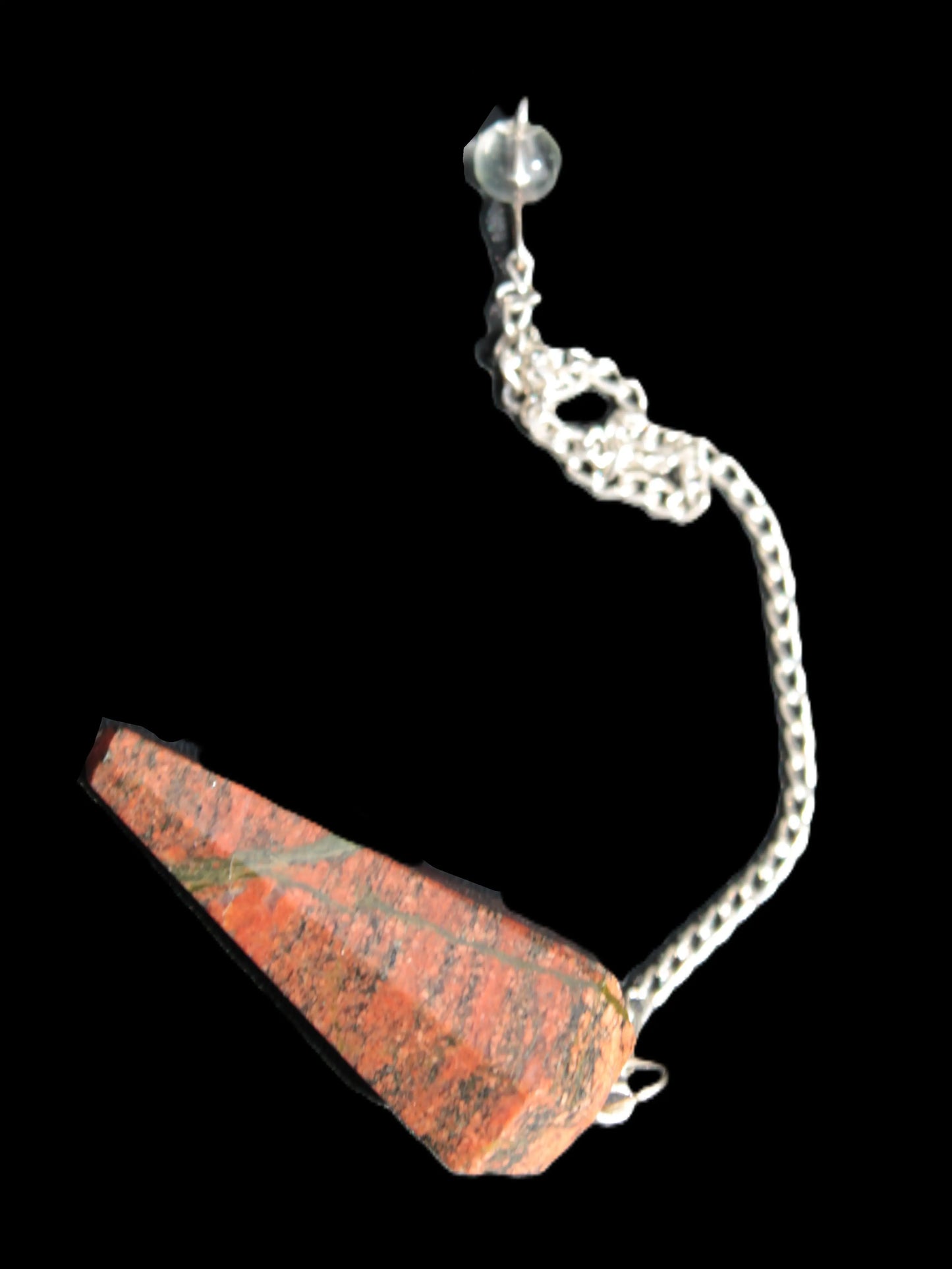 Unakite dowsing pendulum 17.7g Rocks and Things Store