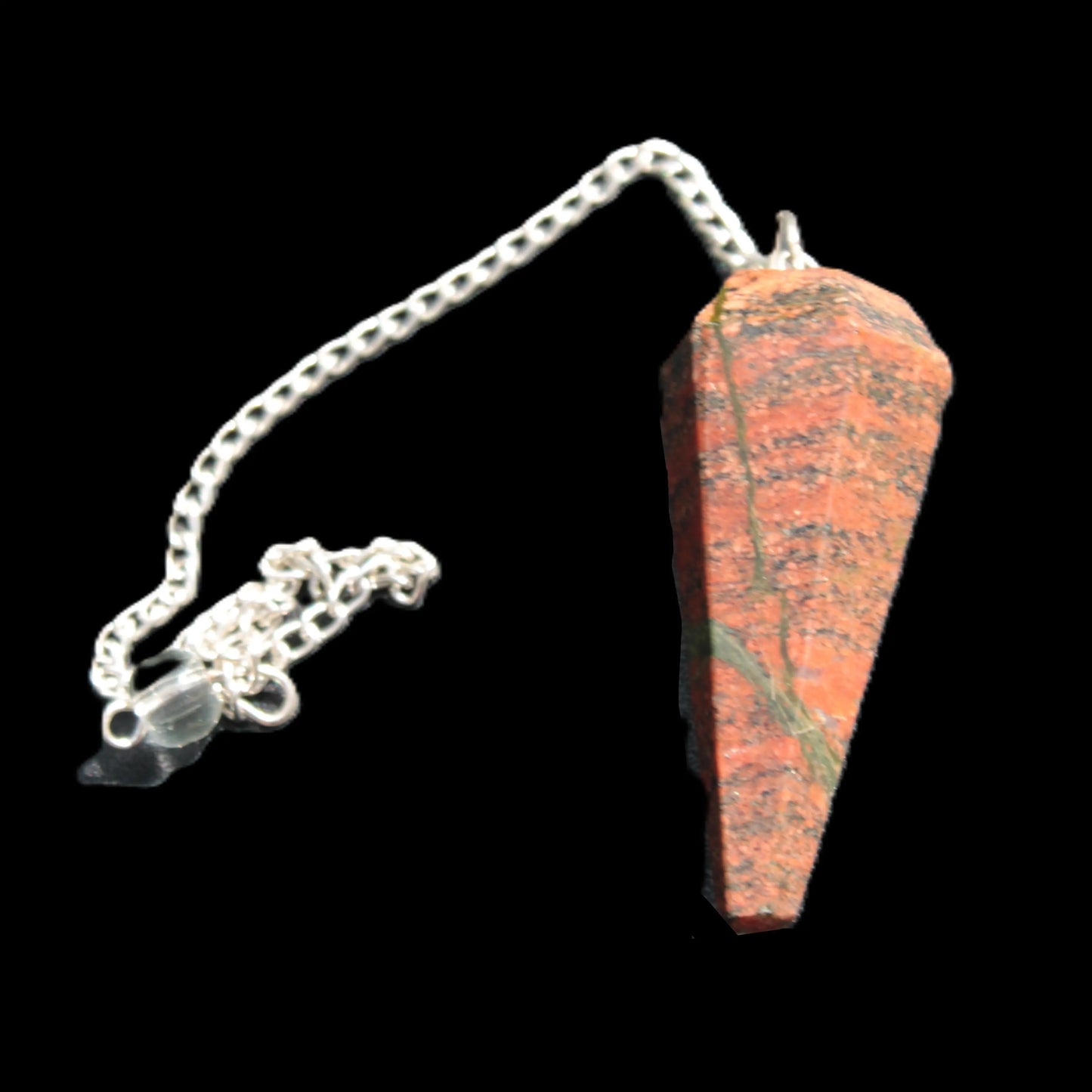 Unakite dowsing pendulum 17.7g Rocks and Things Store