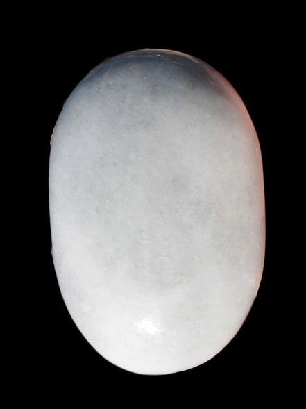 White Jade palm stone from Pakistan 109.8g - Rocks and Things Store