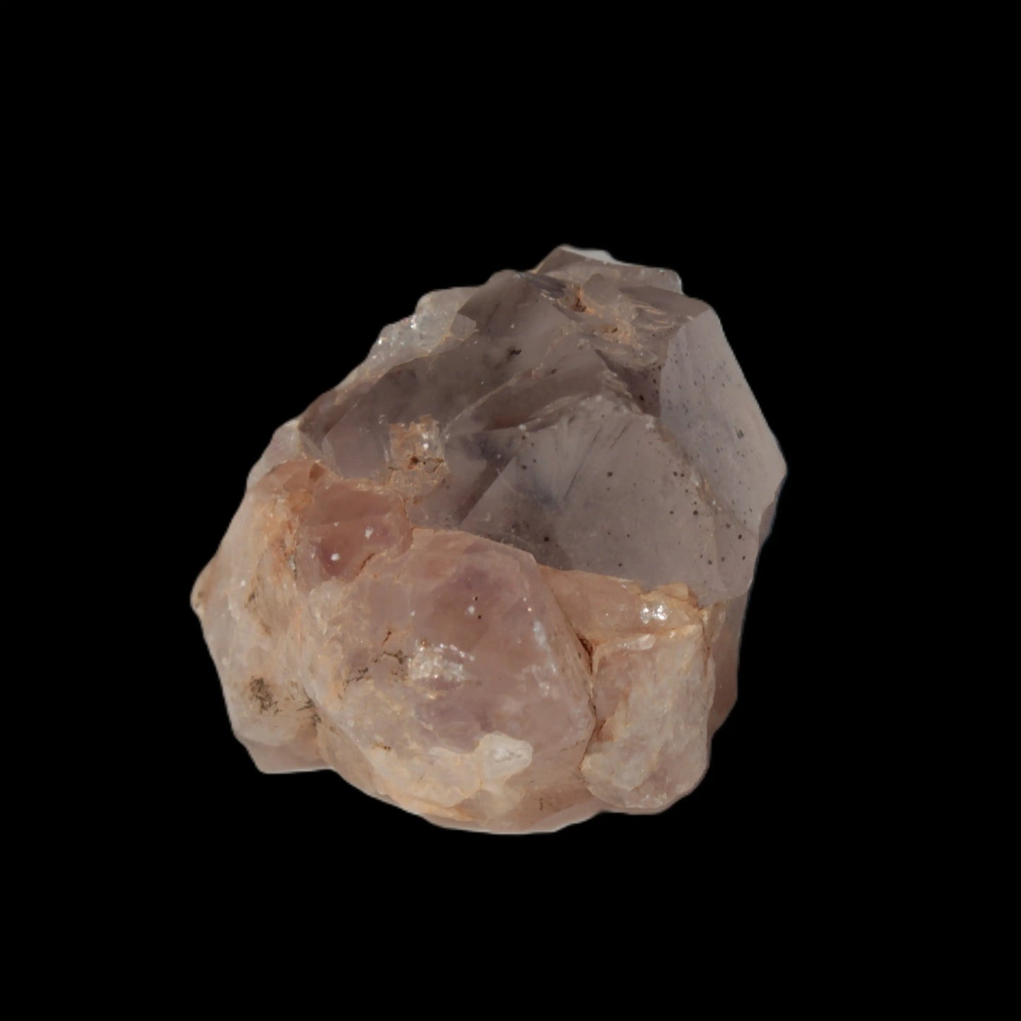 White Silver Mountain Amethyst elestial crystal 53g Rocks and Things Store