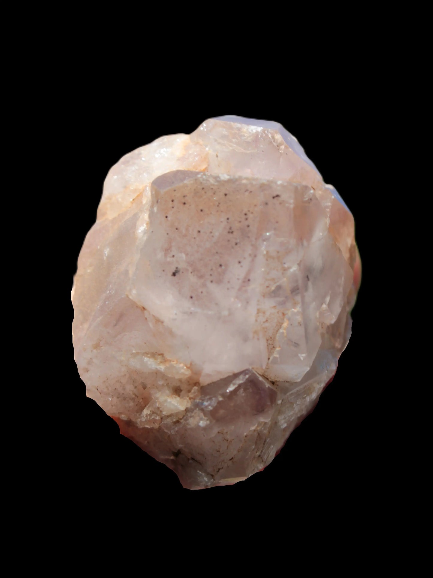 White silver mountain Quartz crystal point 53g Rocks and Things