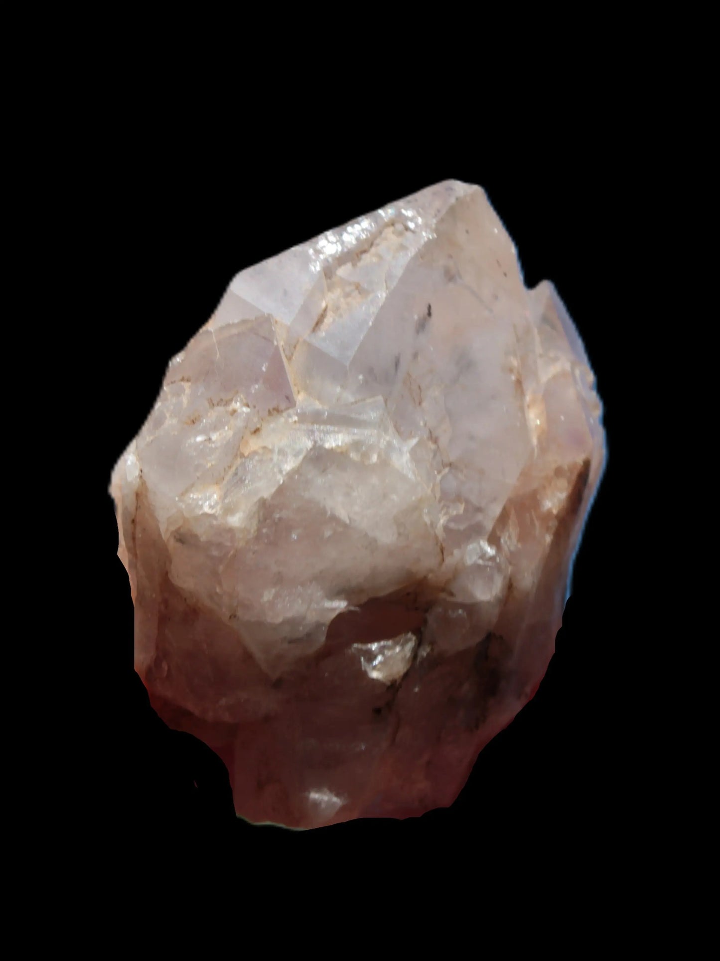 White silver mountain Quartz crystal point 53g Rocks and Things