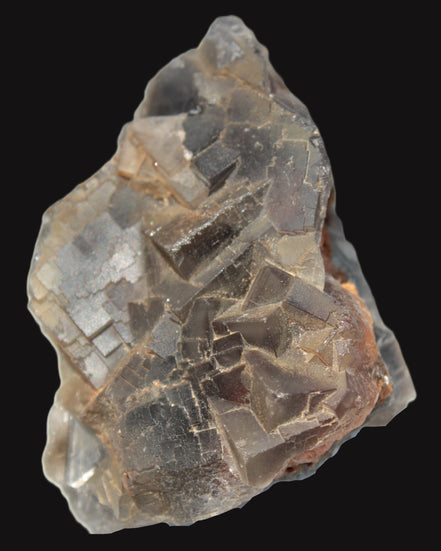 Blue cubic Fluorite double-sided cluster from Pakistan 73mm 164.9g in sunlight - Rocks and Things Store