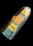 Blue Tigers Eye Winnie the Pooh wand 76mm, 89g Rocks and Things