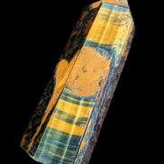 Blue Tigers Eye Winnie the Pooh wand 76mm, 89g Rocks and Things