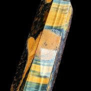 Blue Tigers Eye Winnie the Pooh wand 76mm, 89g Rocks and Things