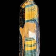 Blue Tigers Eye Winnie the Pooh wand 76mm, 89g Rocks and Things