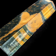 Blue Tigers Eye Winnie the Pooh wand 76mm, 89g Rocks and Things