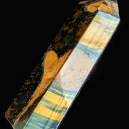 Blue Tigers Eye Winnie the Pooh wand 76mm, 89g Rocks and Things