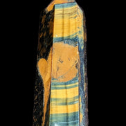 Blue Tigers Eye Winnie the Pooh wand 76mm, 89g Rocks and Things