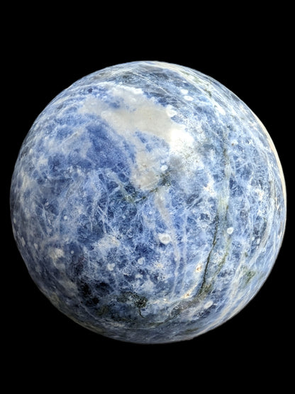 Sodalite sphere 327g Rocks and Things