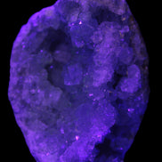 Celestite cluster 446g in UV light