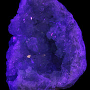 Celestite cluster 446g in UV light