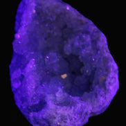 Celestite cluster 446g in UV light