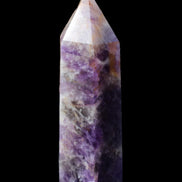 Amethyst obelisk 165*59mm 830g in sunlight - Rocks and Things Store
