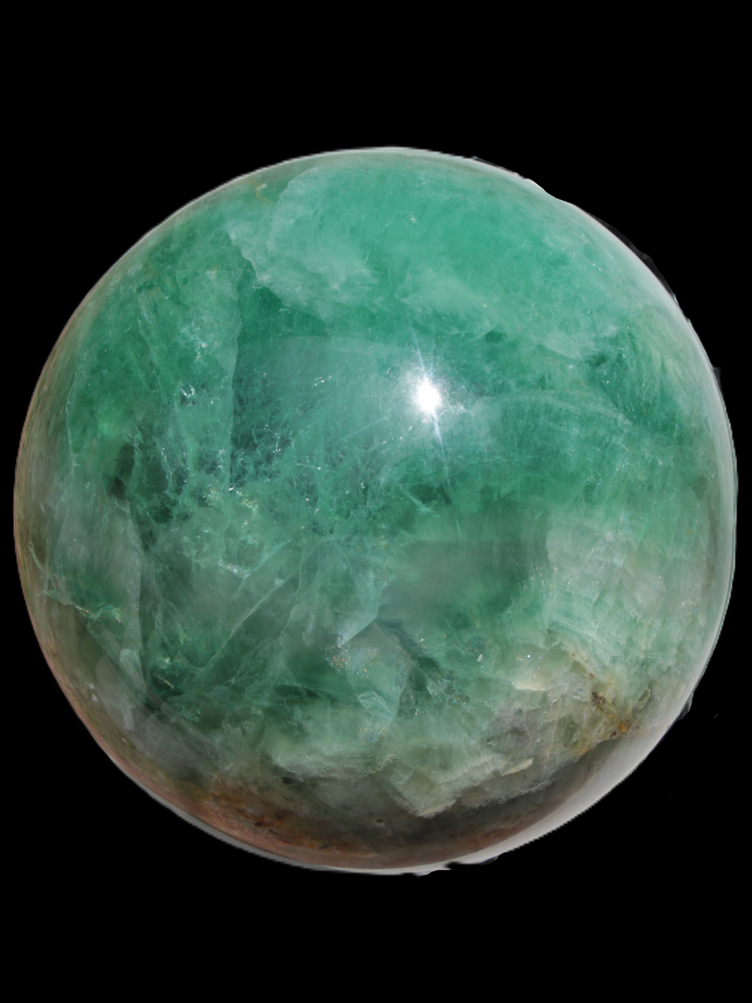 Fluorite sphere huge 14,361g Rocks and Things