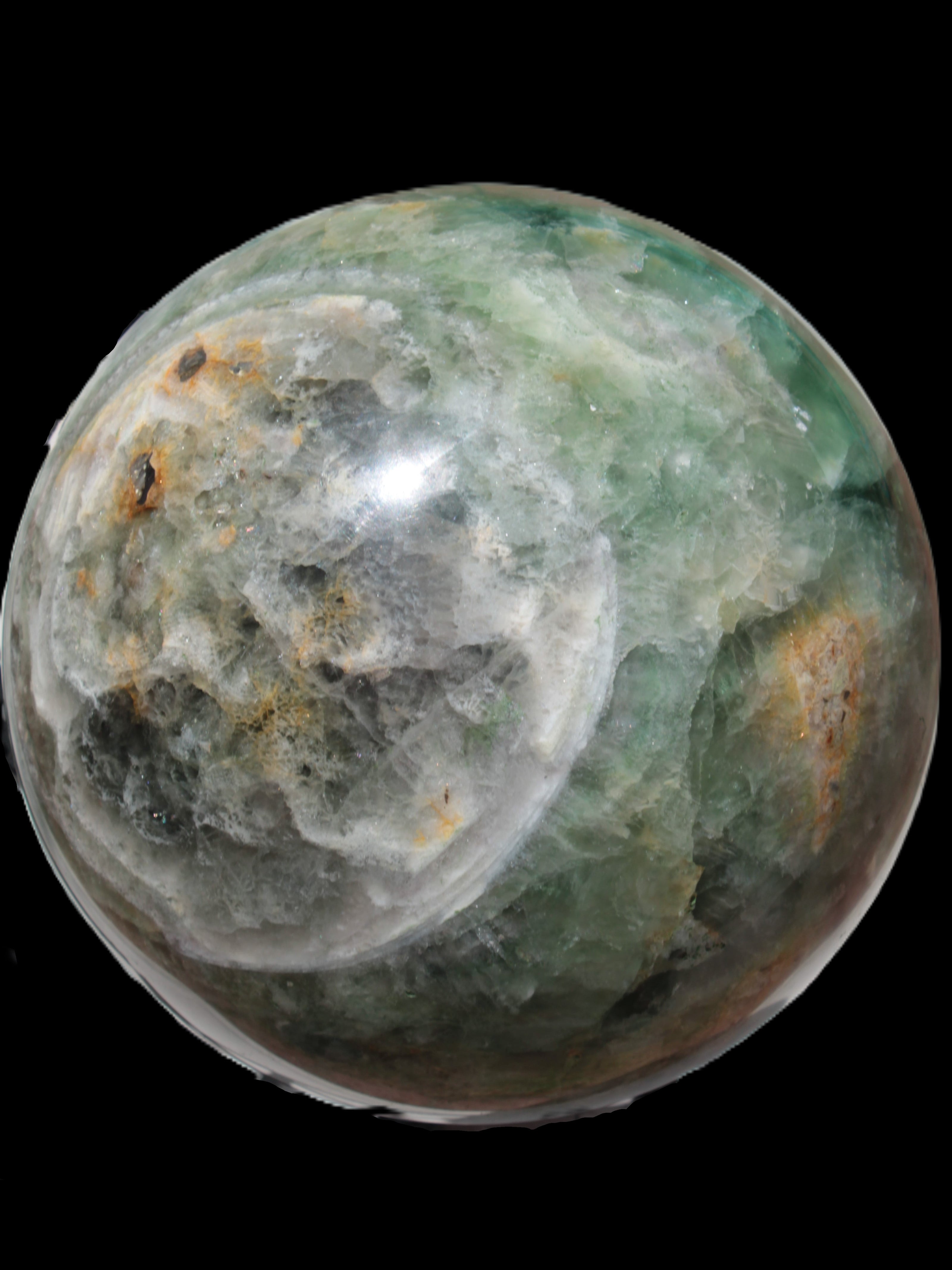 Fluorite sphere huge 14,361g Rocks and Things