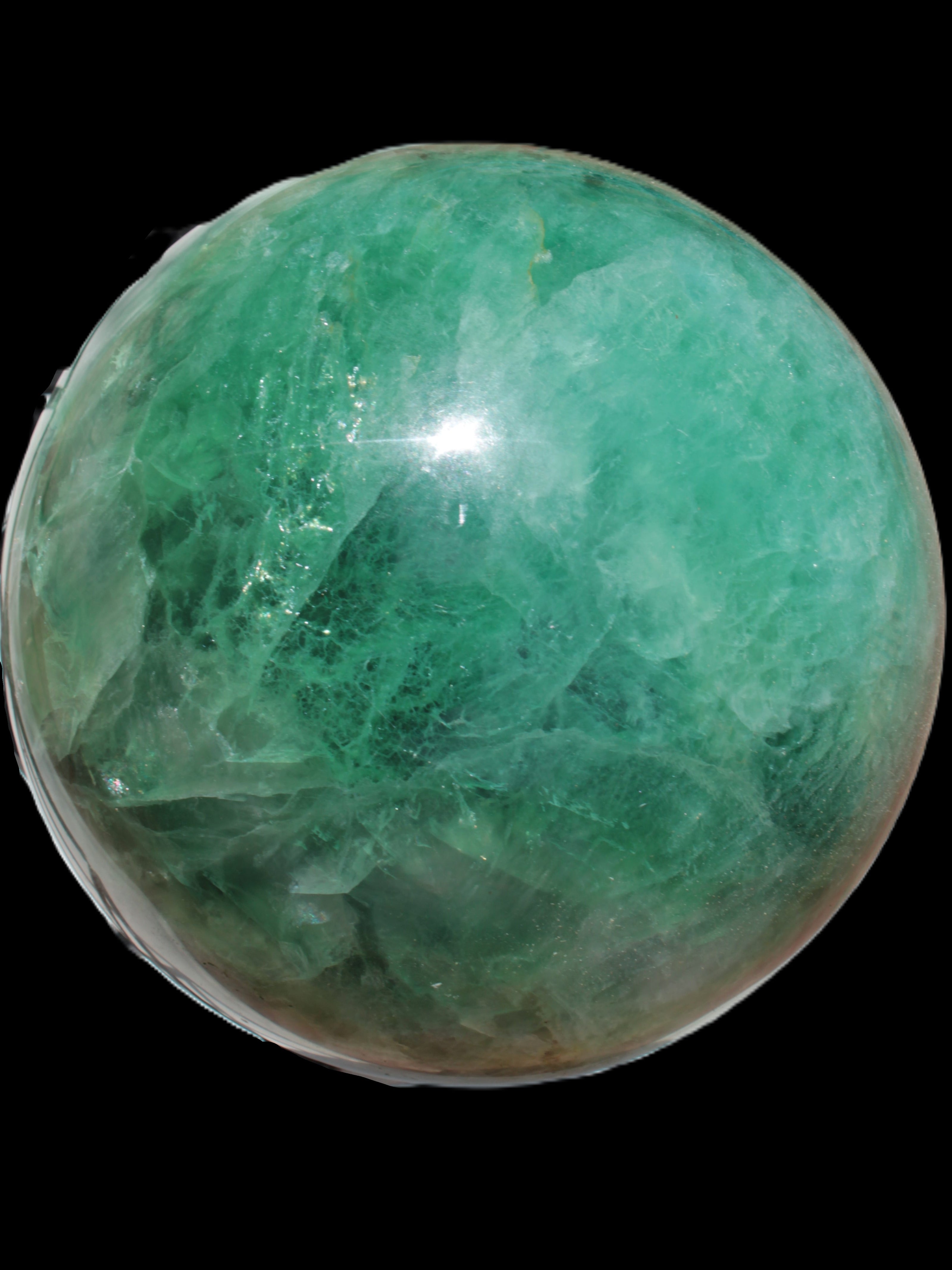 Fluorite sphere huge 14,361g Rocks and Things
